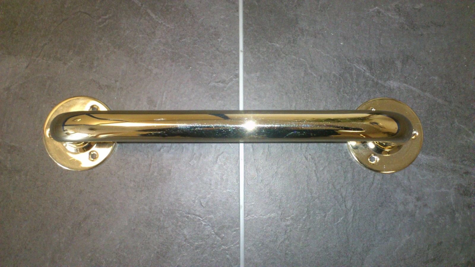 Antique Gold Look 25mm Polished Brass Grab Rail Handle Bar 12", 18" 24