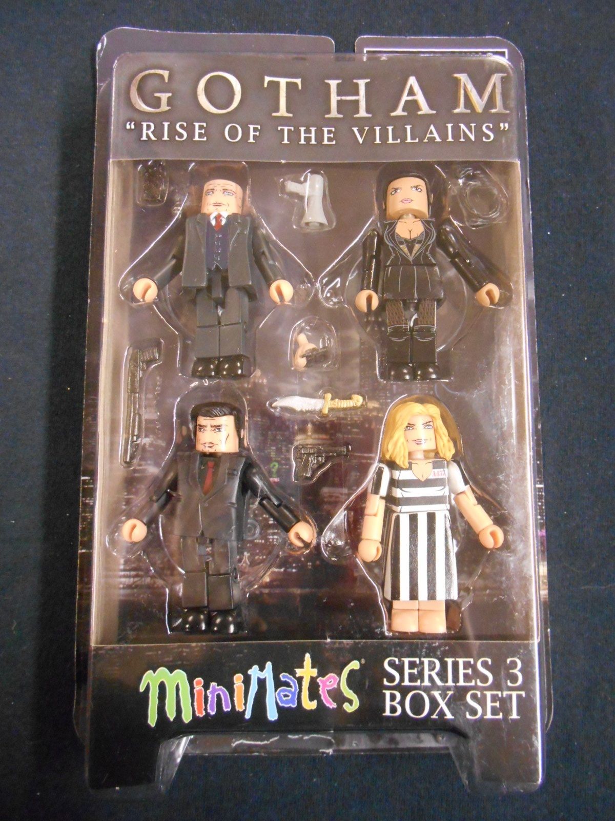 DC GOTHAM RISE OF THE VILLAINS SERIES 3 MINIMATES SET DIAMOND SELECT