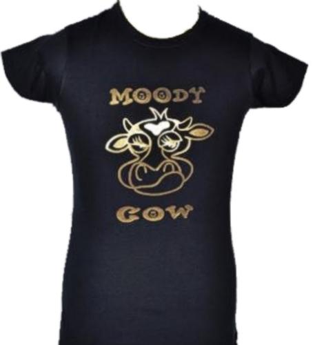 moody cow t shirt